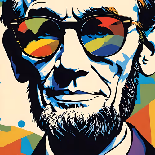 Pop Art Series Nft President Lincoln