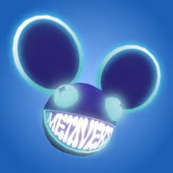 Blue LED mau5 head