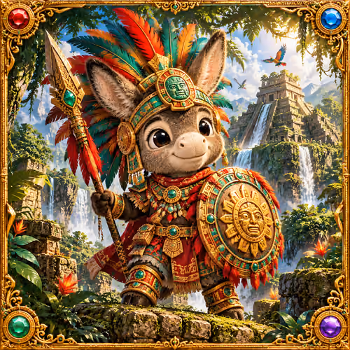 The Eternal Sunborn donkey
