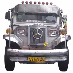 #0004 Full Silver Jeepney