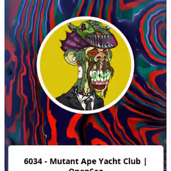 6034 - Mutant Ape Yacht Club | OpenSea