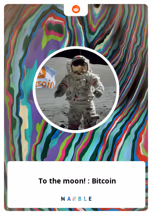 To the moon! : Bitcoin