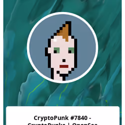 CryptoPunk #7840 - CryptoPunks | OpenSea