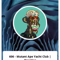 606 - Mutant Ape Yacht Club | OpenSea