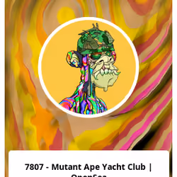 7807 - Mutant Ape Yacht Club | OpenSea