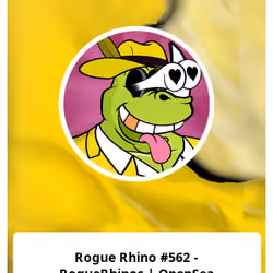 Rogue Rhino #562 - RogueRhinos | OpenSea