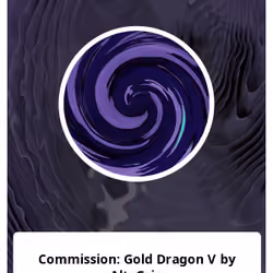 Commission: Gold Dragon V by AltaGrin