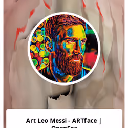 Art Leo Messi - ARTface | OpenSea