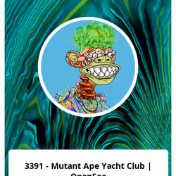 3391 - Mutant Ape Yacht Club | OpenSea