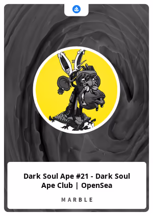 Dark Soul Ape #21 - Dark Soul Ape Club | OpenSea