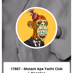 17887 - Mutant Ape Yacht Club | OpenSea