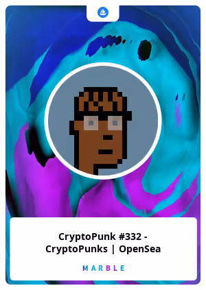 CryptoPunk #332 - CryptoPunks | OpenSea