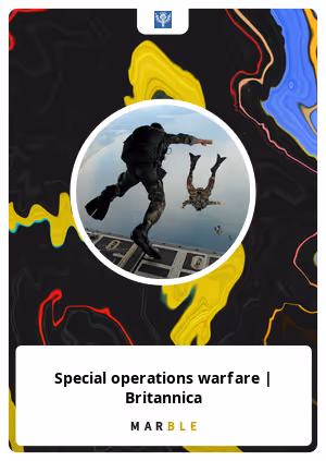 Special operations warfare | Britannica