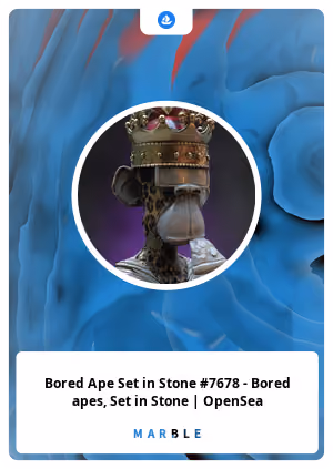 Bored Ape Set in Stone #7678 - Bored apes, Set in Stone | OpenSea