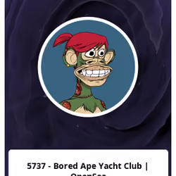 5737 - Bored Ape Yacht Club | OpenSea