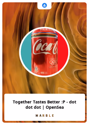 Together Tastes Better :P - dot dot dot | OpenSea