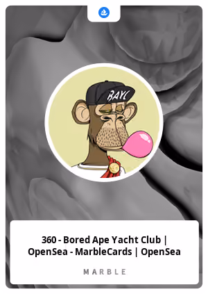 360 - Bored Ape Yacht Club | OpenSea - MarbleCards | OpenSea