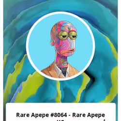 Rare Apepe #8064 - Rare Apepe YC 