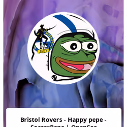 Bristol Rovers - Happy pepe - SoccerPepe | OpenSea