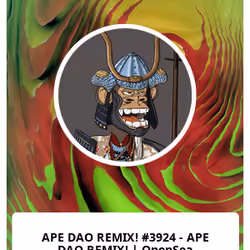 APE DAO REMIX! #3924 - APE DAO REMIX! | OpenSea