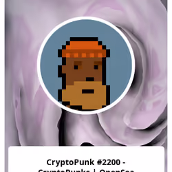 CryptoPunk #2200 - CryptoPunks | OpenSea
