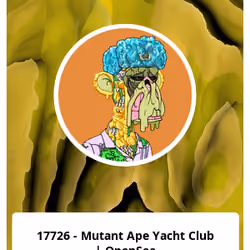 17726 - Mutant Ape Yacht Club | OpenSea