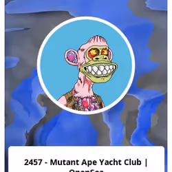 2457 - Mutant Ape Yacht Club | OpenSea