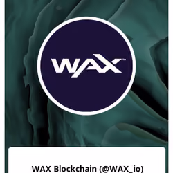 WAX Blockchain (@WAX_io) 