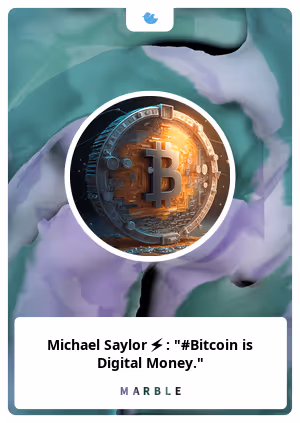 Michael Saylor⚡️: "#Bitcoin is Digital Money."