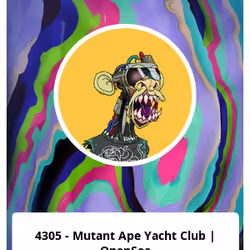 4305 - Mutant Ape Yacht Club | OpenSea