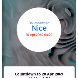 Countdown to 20 Apr 2069 04:20 in UTC