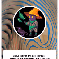 Magus Jabir of the Sacred Pillars - Forgotten Runes Wizards Cult | OpenSea