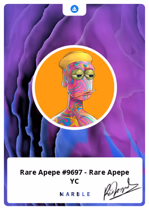 Rare Apepe #9697 - Rare Apepe YC 