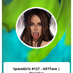 SpaceGirls #127 - ARTface | OpenSea