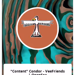 "Content" Condor - VeeFriends | OpenSea