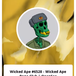 Wicked Ape #6528 - Wicked Ape Bone Club | OpenSea