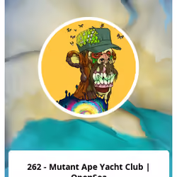 262 - Mutant Ape Yacht Club | OpenSea