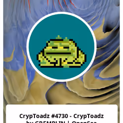 CrypToadz #4730 - CrypToadz by GREMPLIN | OpenSea