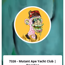 7326 - Mutant Ape Yacht Club | OpenSea