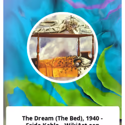 The Dream (The Bed), 1940 - Frida Kahlo - WikiArt.org