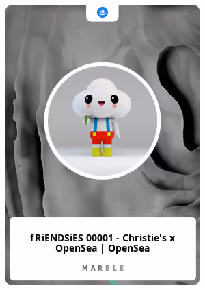 fRiENDSiES 00001 - Christie's x OpenSea | OpenSea