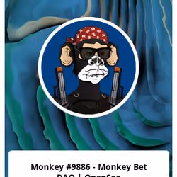 Monkey #9886 - Monkey Bet DAO | OpenSea