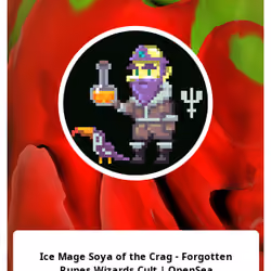Ice Mage Soya of the Crag - Forgotten Runes Wizards Cult | OpenSea