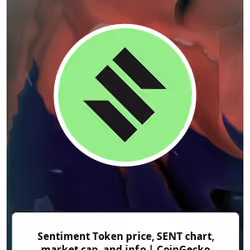 Sentiment Token price, SENT chart, market cap, and info | CoinGecko