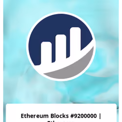Ethereum Blocks #9200000 | Etherscan