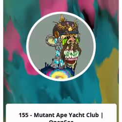 155 - Mutant Ape Yacht Club | OpenSea