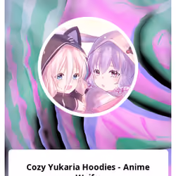 Cozy Yukaria Hoodies - Anime Waifu