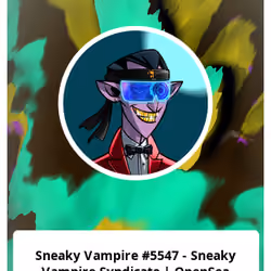 Sneaky Vampire #5547 - Sneaky Vampire Syndicate | OpenSea