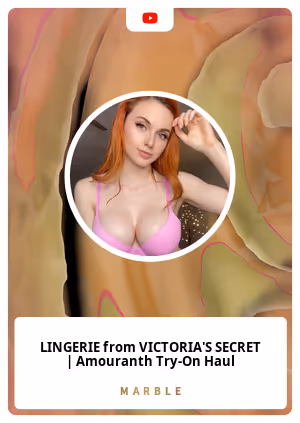 LINGERIE from VICTORIA'S SECRET | Amouranth Try-On Haul