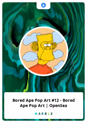Bored Ape Pop Art #12 - Bored Ape Pop Art | OpenSea